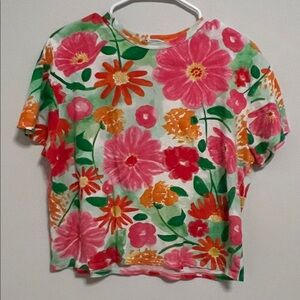 Zara Multicolor Floral Top